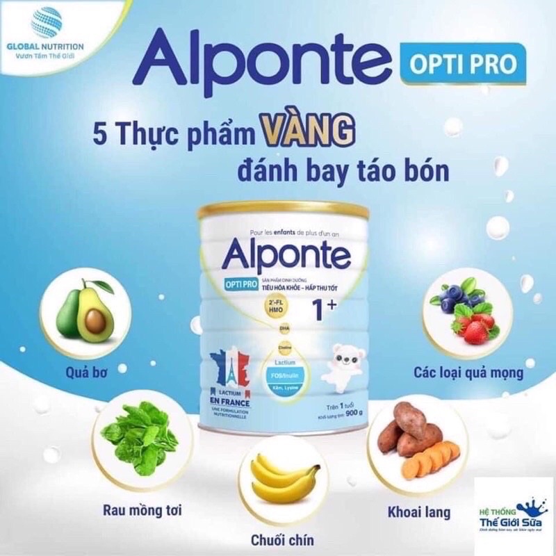 Sữa bột Alponte Optipro 0+ lon 400g