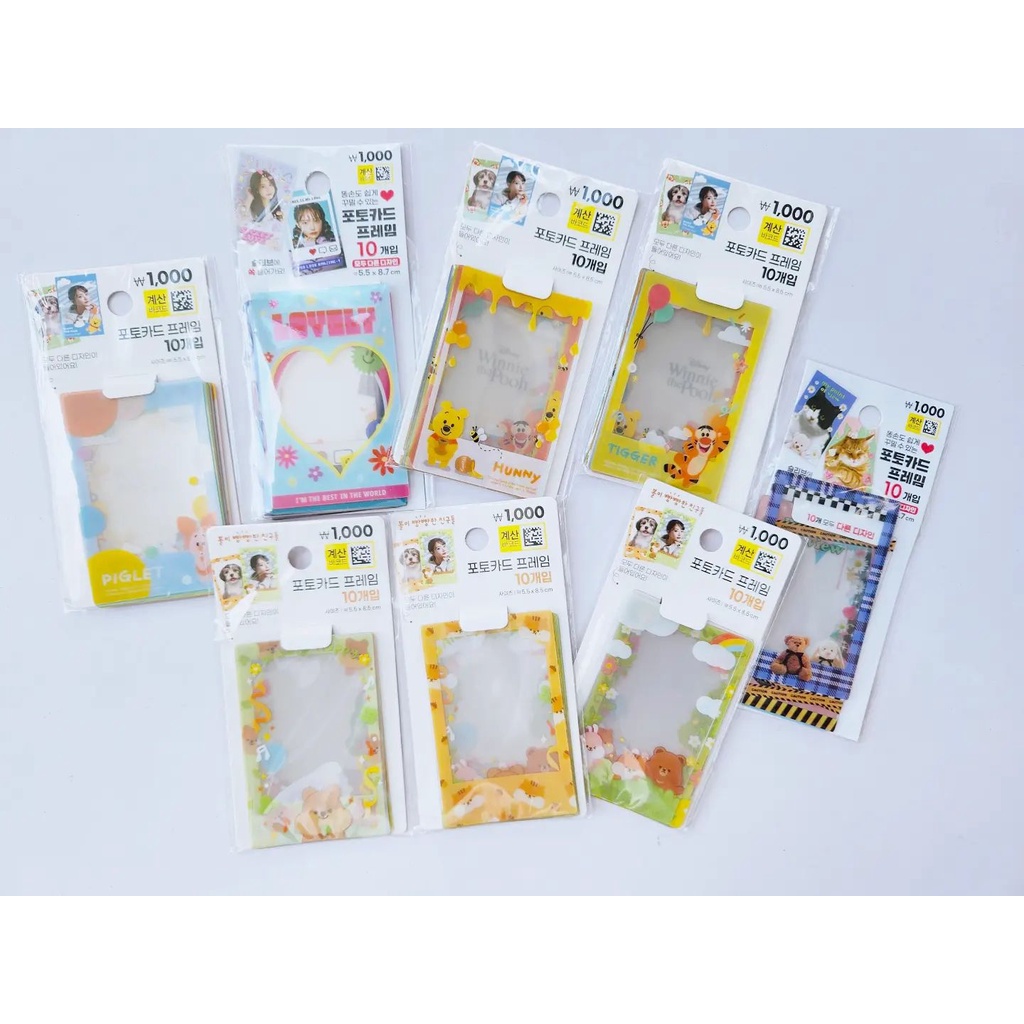 Set 10 frame trang trí toploader