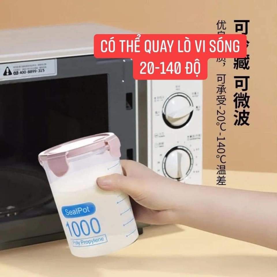 SET 3 Hộp 3 cỡ Đựng Thực Phẩm - GIAO MÀU NGẪU NHIÊN