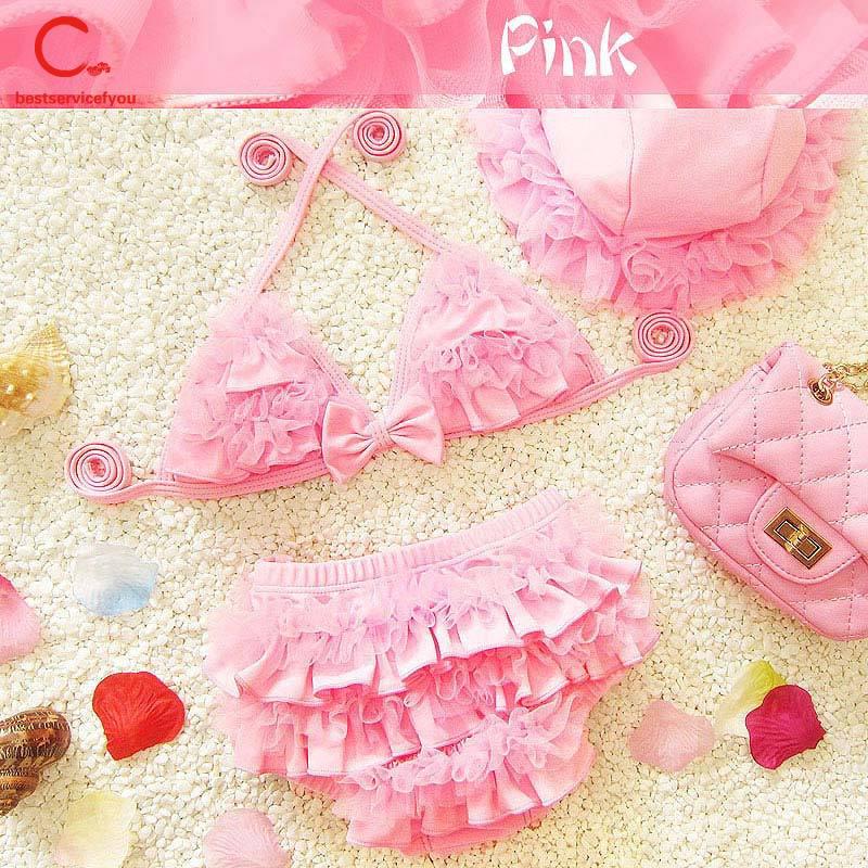 Bộ đồ bơi 2 mảnh dễ thương cho bé gái