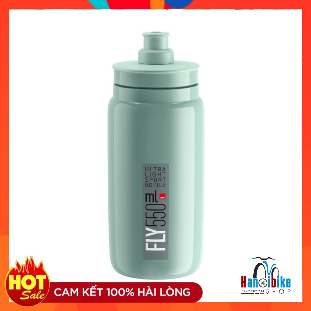 Bình nước thể thao gắn xe đạp Elite 550ml 2021