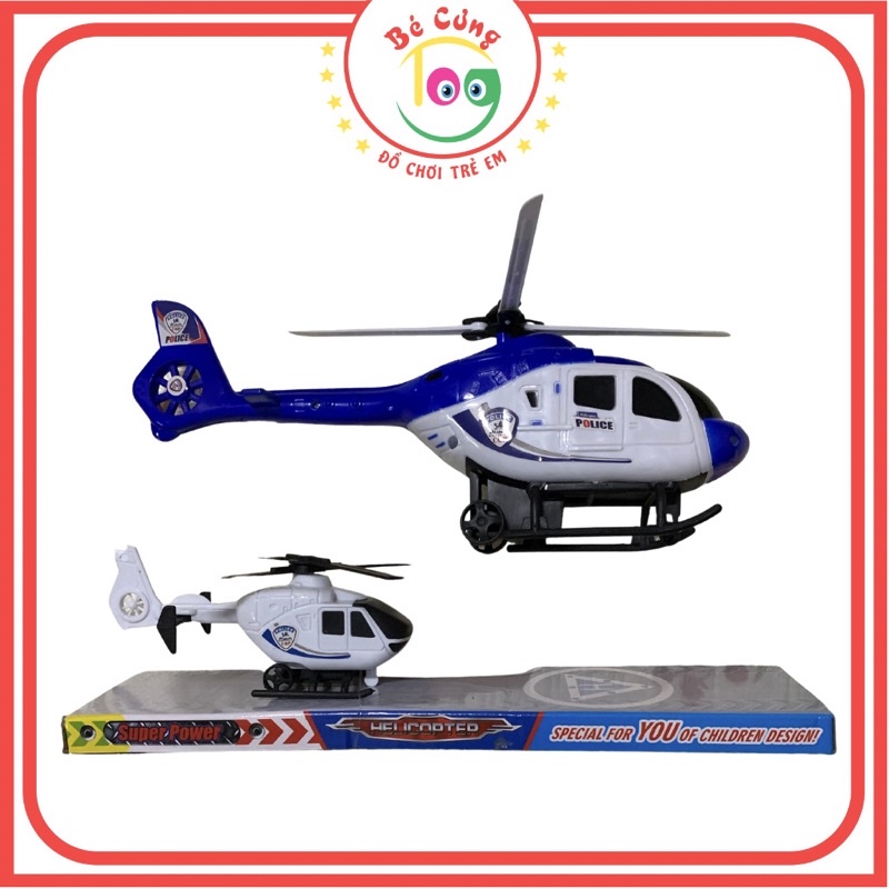 Đồ Chơi 2 Máy Bay Trực Thăng Cảnh Sát Dành Cho Bé