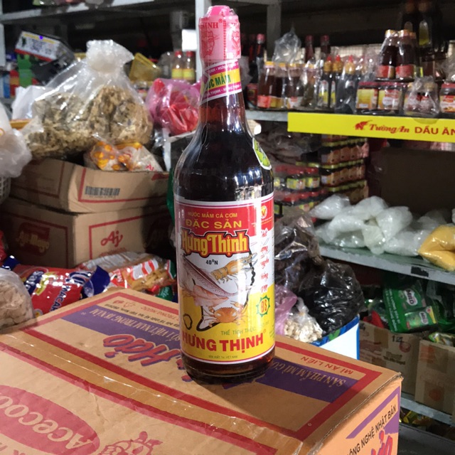 Nước mắm cá cơm Hưng Thịnh (40 độ đạm)