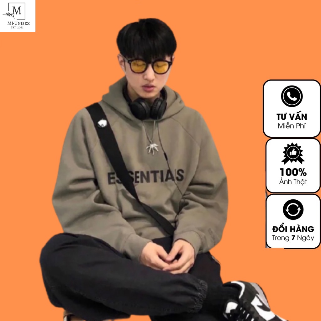 Áo Hoodie Essentials,, Chất Nỉ Bông Cotton Dày Dặn Có Đủ 5 Màu kèm ảnh thật Thời trang unisex | BigBuy360 - bigbuy360.vn