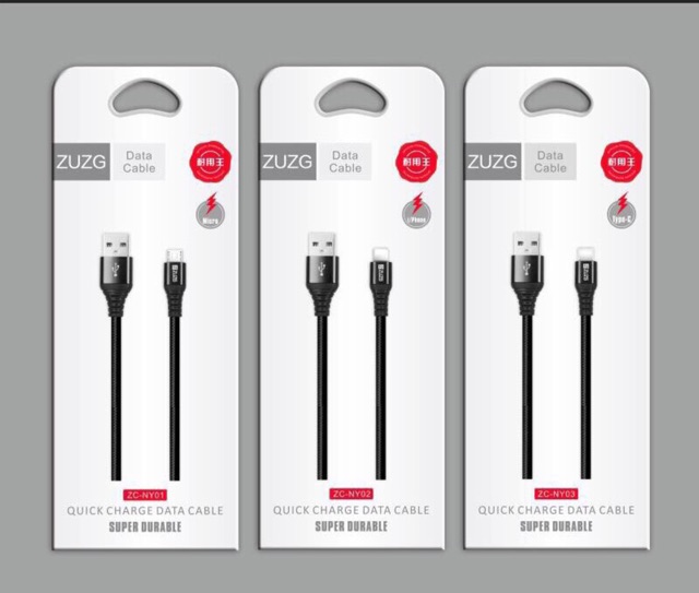 Cáp xạc dây dù cho iphone, samsung, type-c