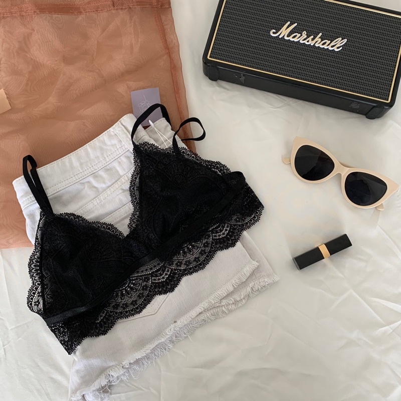 Áo Bralette Ren Dreamy Black - Lilace.studio Tự Thiết Kế ( Tặng kèm mút ) | BigBuy360 - bigbuy360.vn