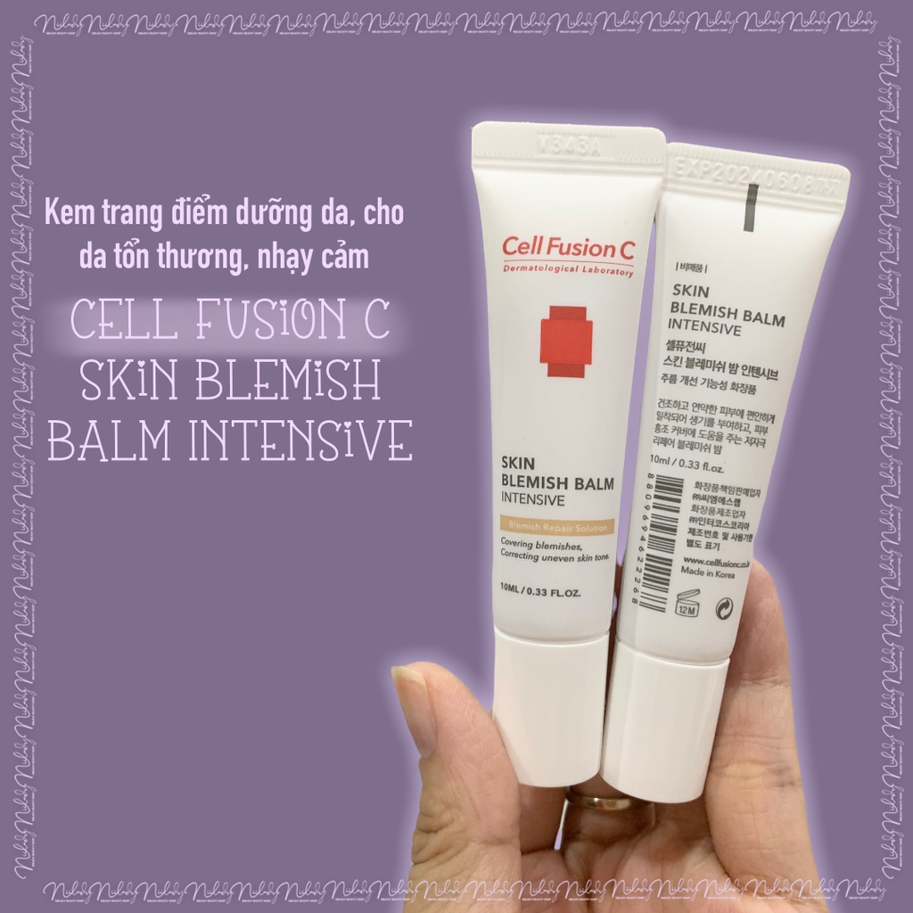 Kem trang điểm dưỡng da Cell Fusion C Skin Blemish Balm Intensive