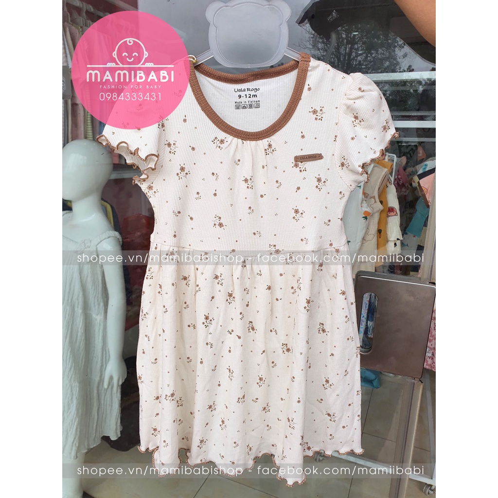 Váy tăm hoa nhí UalaRogo UR3951 cho bé gái