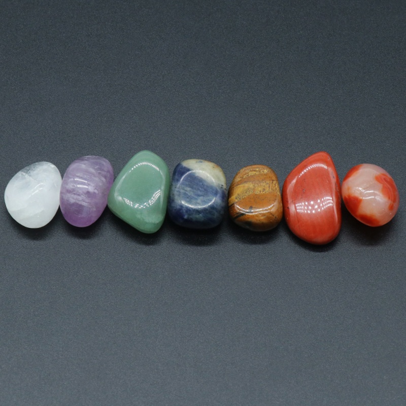 Vòng cổ 7 Viên Đá Chakra Tự Nhiên Dành Cho Nam Và Nữ