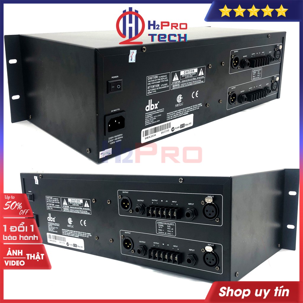 Lọc Xì Equalizer, Bộ Lọc Âm Thanh Dbx 2231 Cao Cấp, Nguồn Xuyến, 31X2 Cần Chỉnh Âm Thanh Sắc Nét