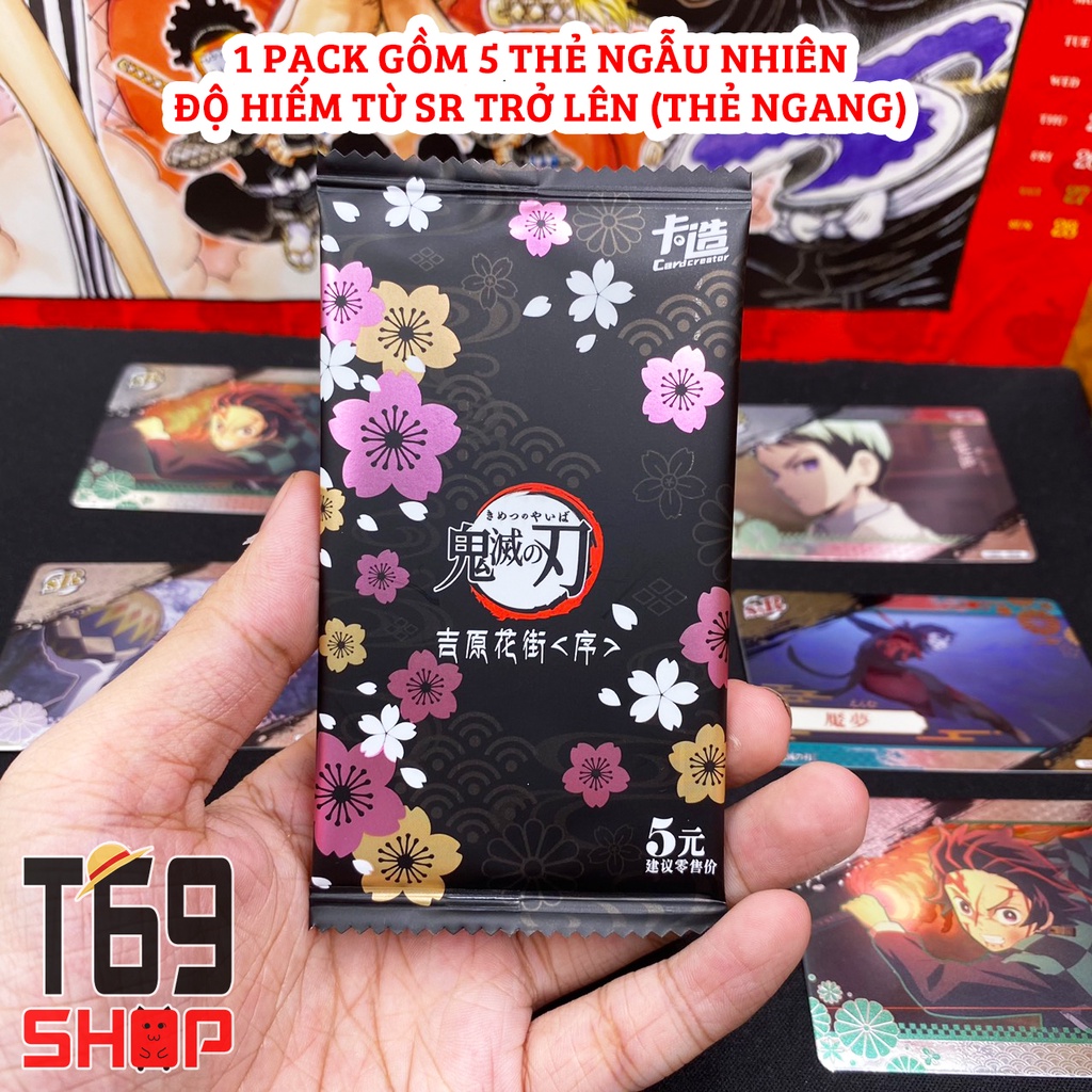 Pack nhân phẩm, gói ảnh thẻ nhân phẩm anime Kimetsu no Yaiba mẫu mới siêu rẻ