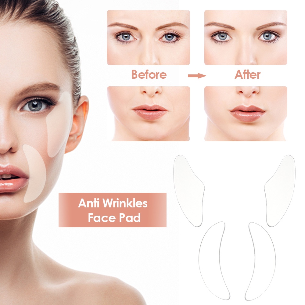 Miếng Dán Silicone Chống Nếp Nhăn Lão Hóa Có Thể Tái Sử Dụng