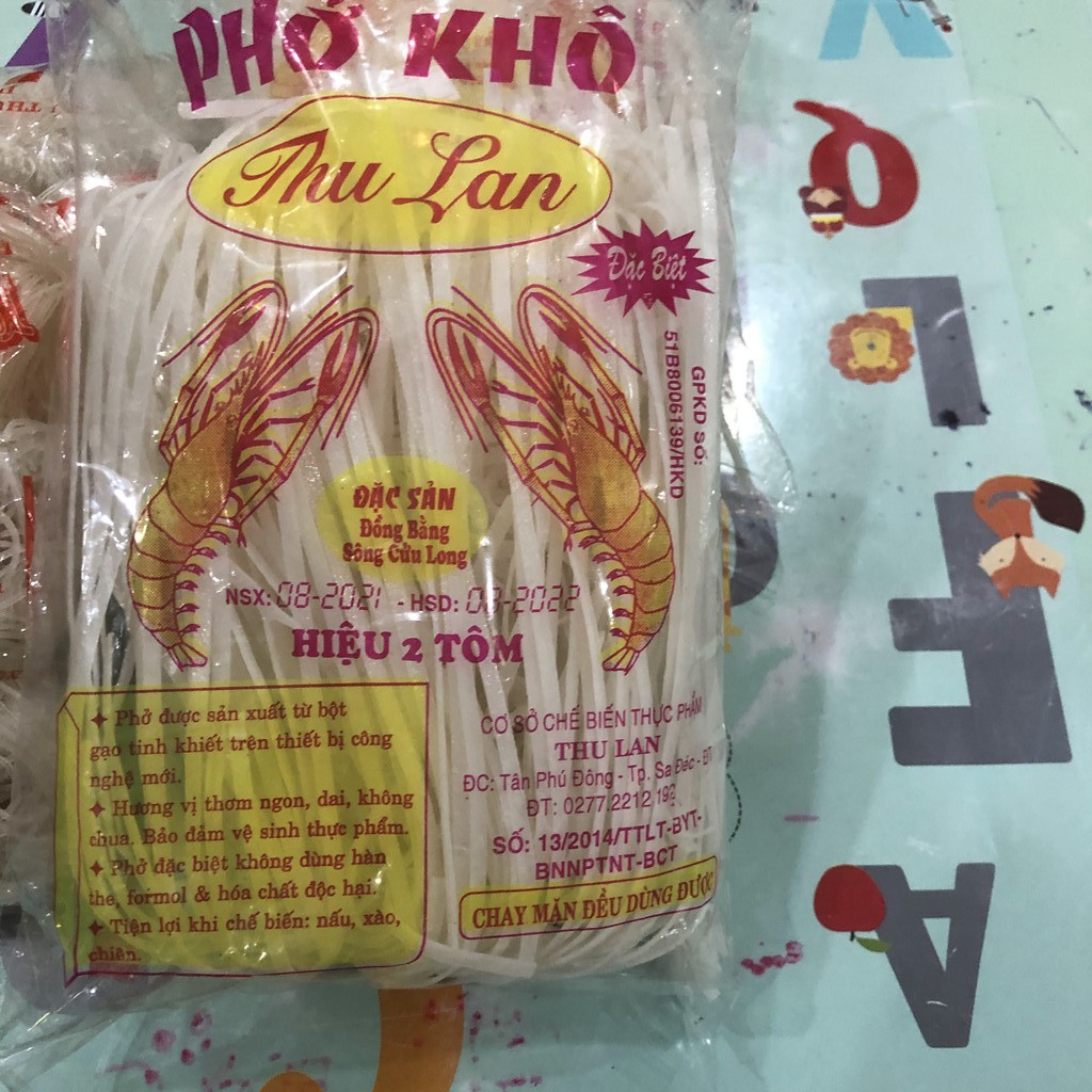 COMBO 1KG hủ tiếu khô+ phở khô sadec