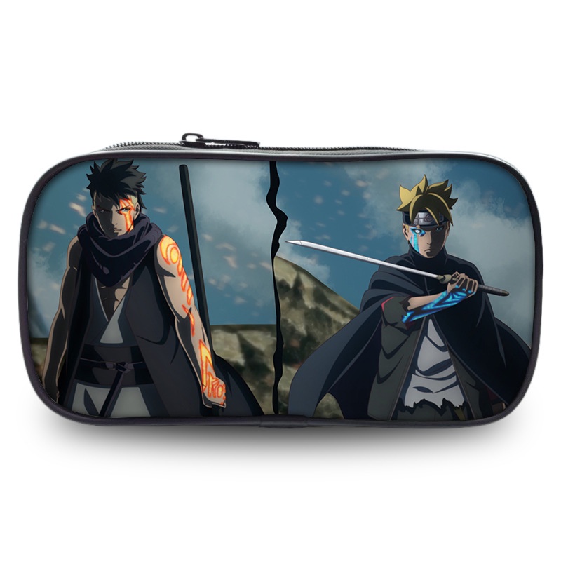 Mới Túi Đựng Bút In Hoạt Hình Naruto Uzumaki Boruto 3D Sức Chứa Lớn Cho Học Sinh