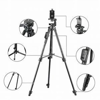 Tripod chụp ảnh cao cấp YUNTENG 5208 cho máy ảnh DSLR, điện thoại, action camera .
