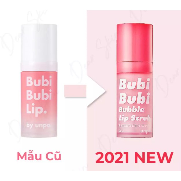 Tẩy Tế Bào Chết Môi Bubi Bubi Bubble Lip Scrub Sủi Bọt 10ml