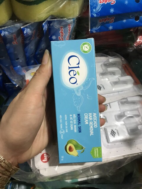 Kem tẩy lông Nách/chân/tay Cleo Avocado 50g