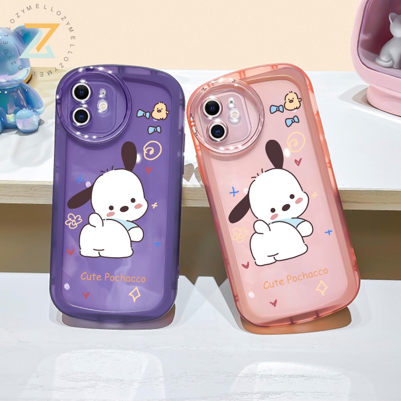 Zymello ốp lưng OPPO Reno 8Z 5G Reno 7Z 5G Reno 6Z 5G Reno 8 5G Reno 7 5G Reno 6 5G Reno 5 Reno 8 4G Reno 7 4G Vỏ điện thoại silicon hình con chó con dễ thương