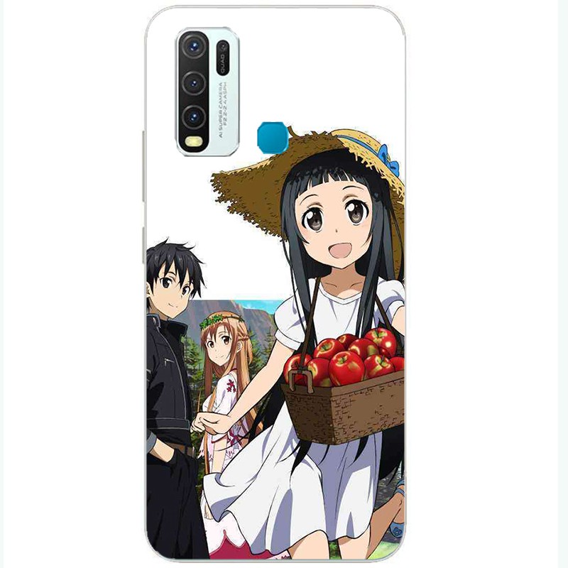 Ốp Lưng Silicone In Hình Sword Art Online Cho Itel P15 P32 P33 P36 Vision 1 2 Plus Pro