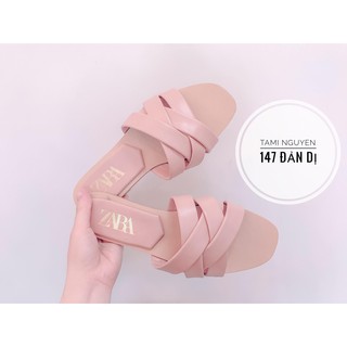 Dép lê zara quai xoắn