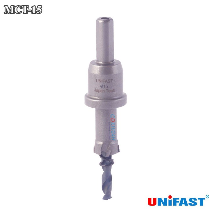 Mũi khoét lỗ Unifast phi 15 MCT-15 | khoét lỗ sắt 15mm