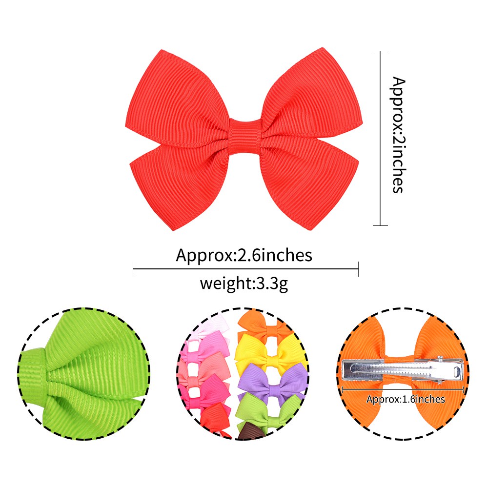 Kẹp tóc nơ KIDSBOWS nhiều màu sắc dễ thương thời trang cho bé gái