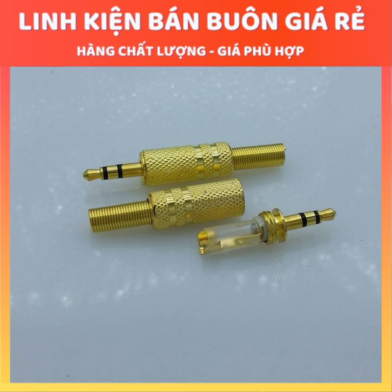 Đầu Jack Audio 3.5MM Stereo Mạ Vàng