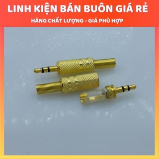 Đầu jack audio 3.5mm stereo mạ vàng