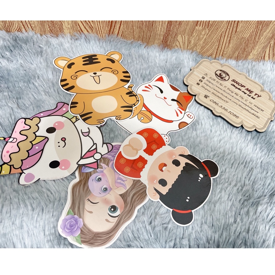 Combo bao lì xì Chibi hoạt hình ngộ nghĩnh