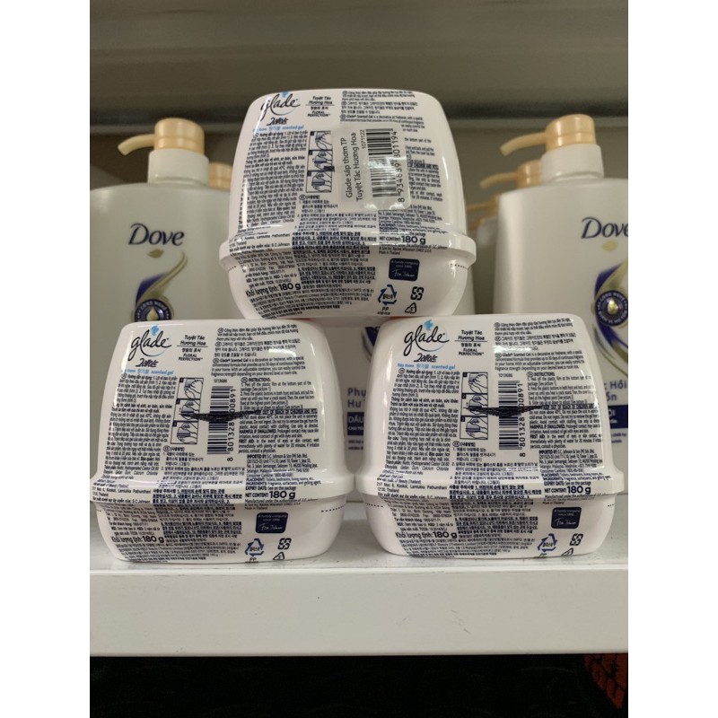 Sáp thơm để phòng khử mùi glade hoa ly 180g(Mầu Hồng)