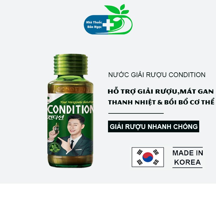 Nước giải rượu mát gan condition 75ml hàn quốc - 1 chai