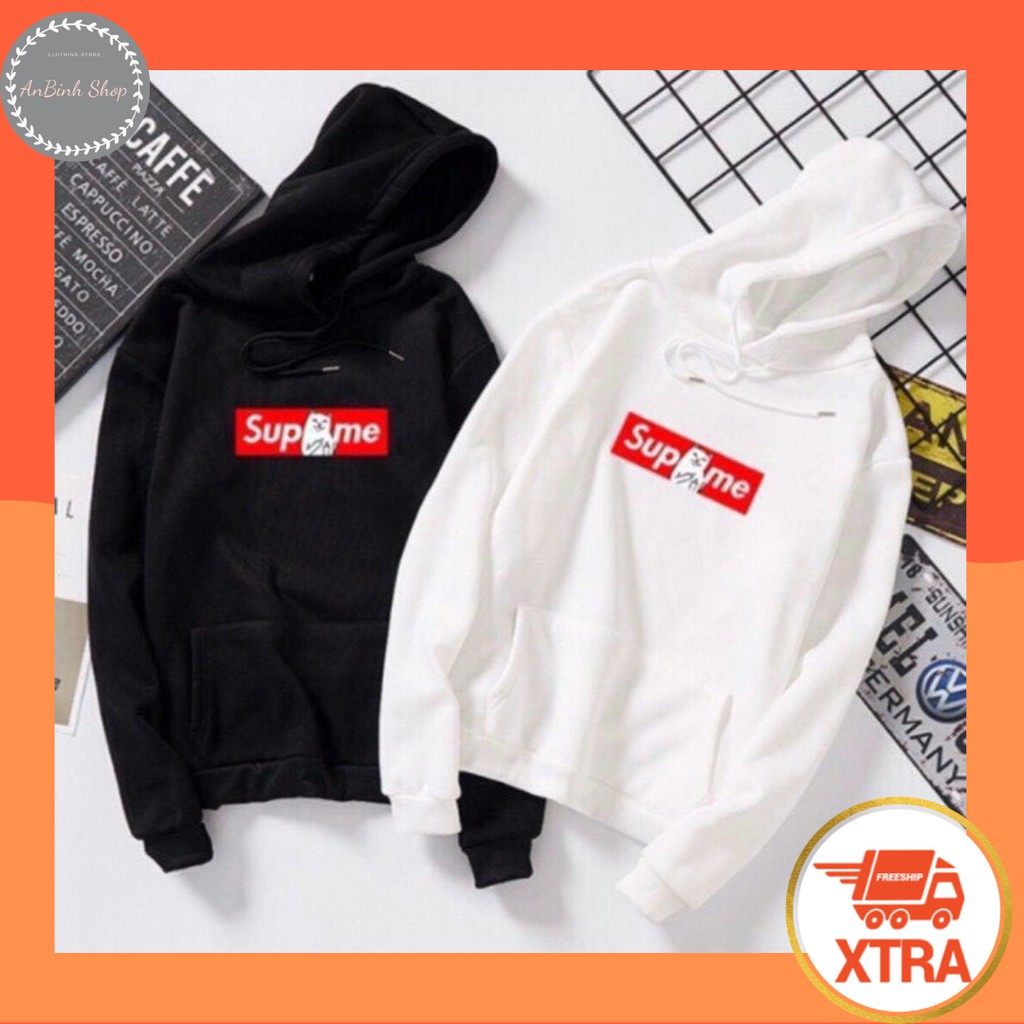 ÁO HOODIE NAM NỮ SUPREME SIÊU HOT  FREESHIP  ÁO KHOÁC NỈ NAM NỮ UNISEX