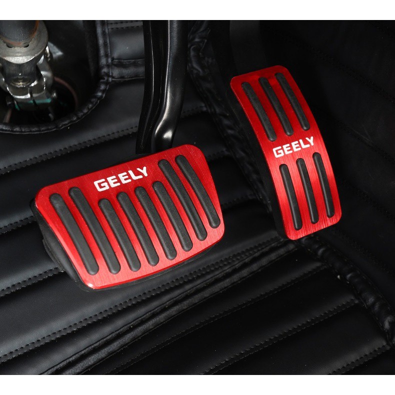 Geely Coolray Xe Tăng Tốc Bàn Đạp Miếng Lót Hợp Kim Nhôm Chất Liệu Gói 2 Chiếc Cho 2020 2021 2022