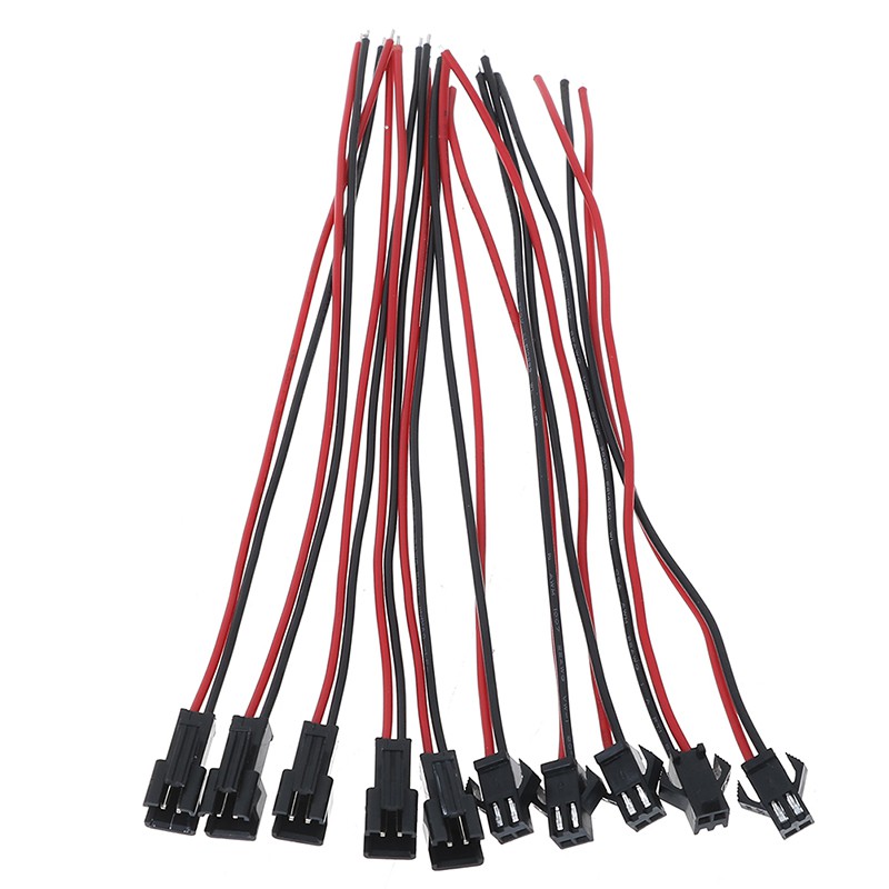 Set 10 đầu nối dây điện JST SM 15cm 2pin chuyên dụng