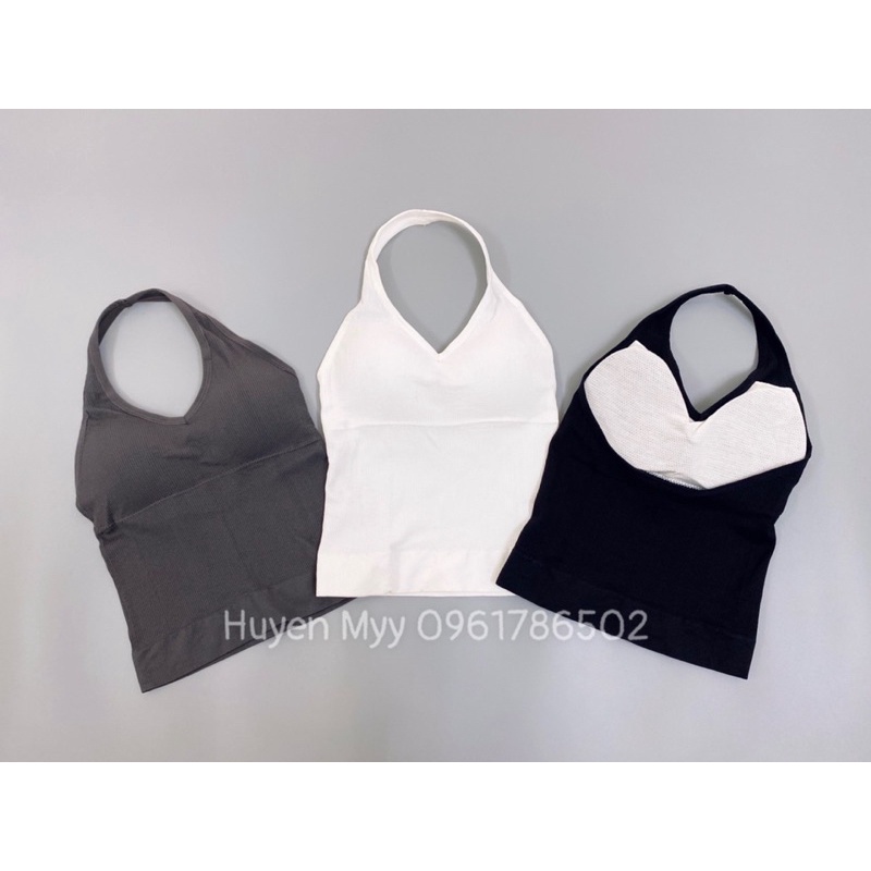 ÁO CROPTOP YẾM VẢI DỆT FORM ĐẸP