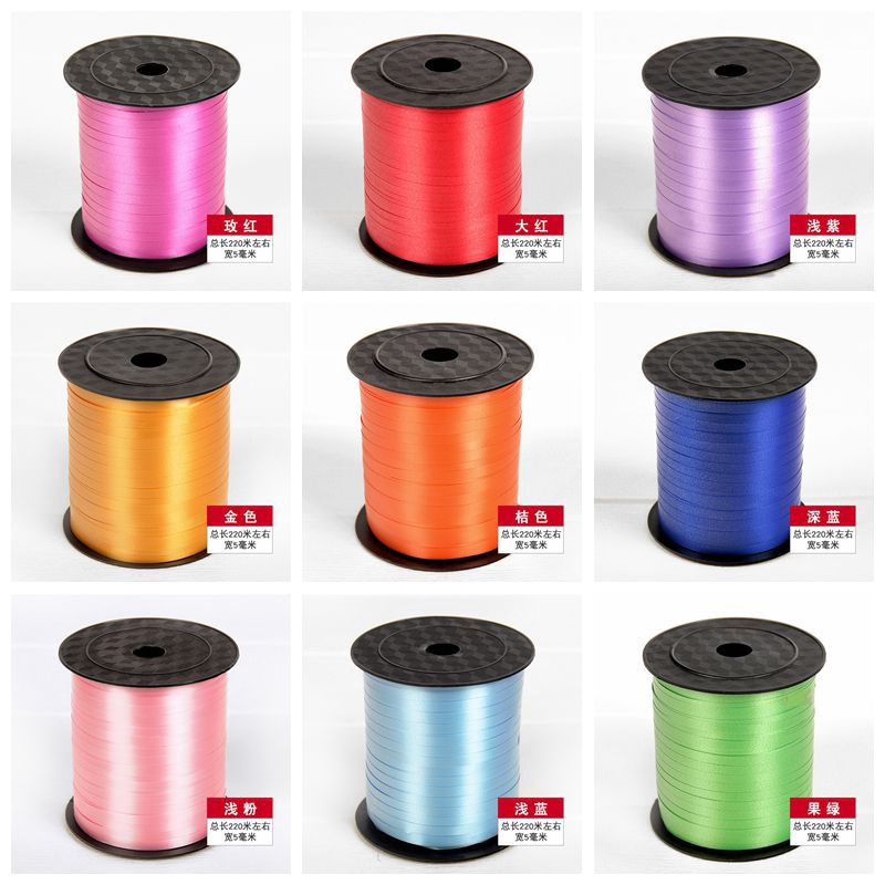 Cuộn Dây Ruy Băng Buộc Bong Bóng Trang Trí Tiệc Cưới Dài 200m