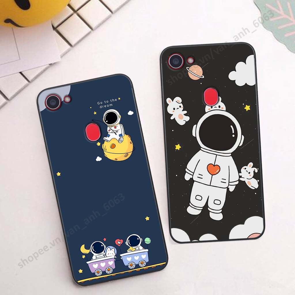 Ốp Oppo F5 / F5 Youth / F7 hình bầu trời, phi hành gia đẹp, ốp lưng điện thoại oppo viền dẻo cao cấp