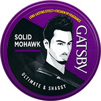 Wax tạo kiểu tóc Gatsby Solid Mohawk Ultimate & Shaggy Tím 75g