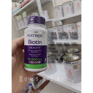Viên mọc tóc 100v Biotin