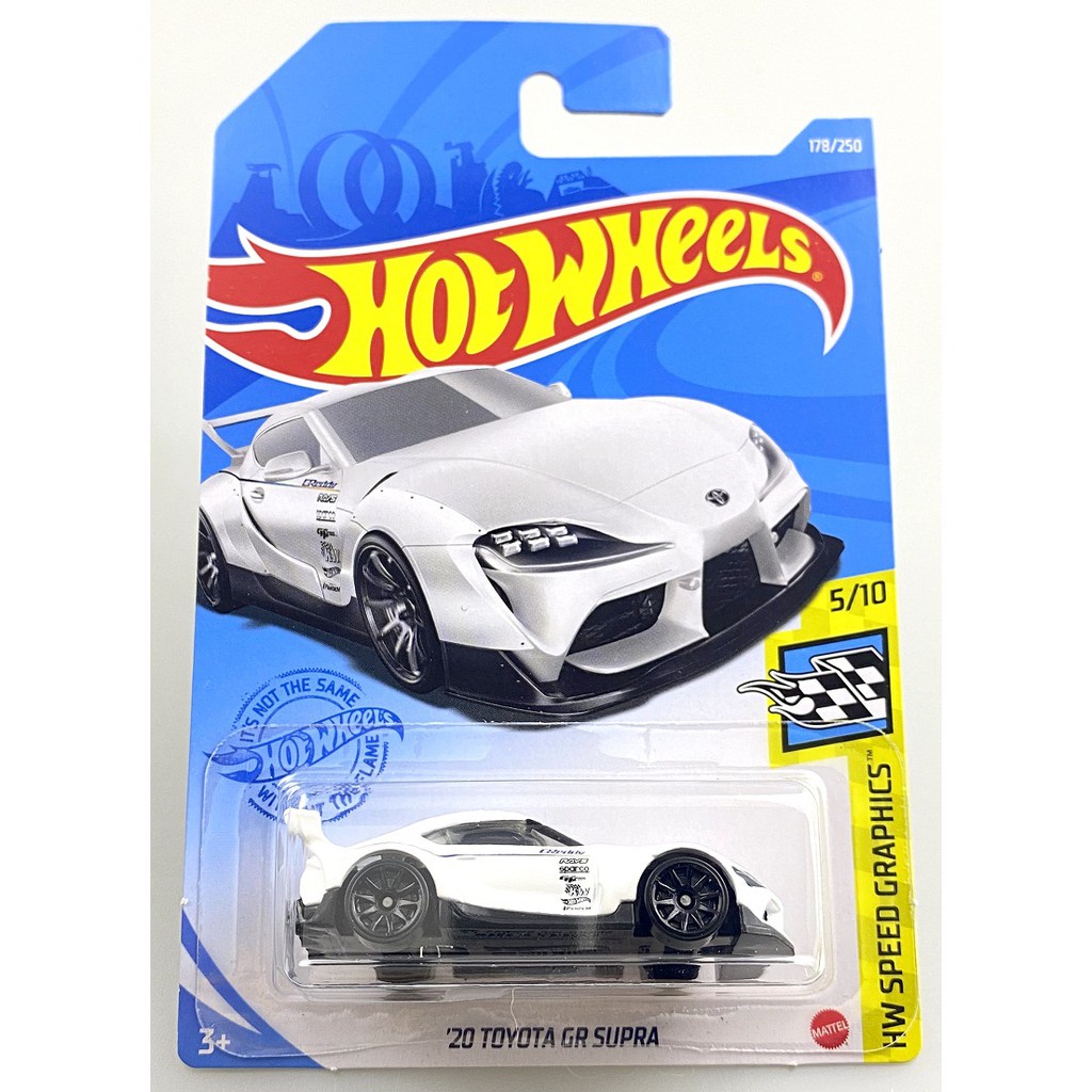 Xe mô hình Hot Wheels 1/64 '20 Toyota GR Supra  2021 HW Speed Graphics