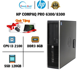 Máy Tính Đồng Bộ ThanhBinhPC HP PRO 6300/8300 ( I3 2100-8G-120G ) - BẢO HÀNH 12 THÁNG 1 ĐỔI 1 -  Máy Tính Bàn Cũ