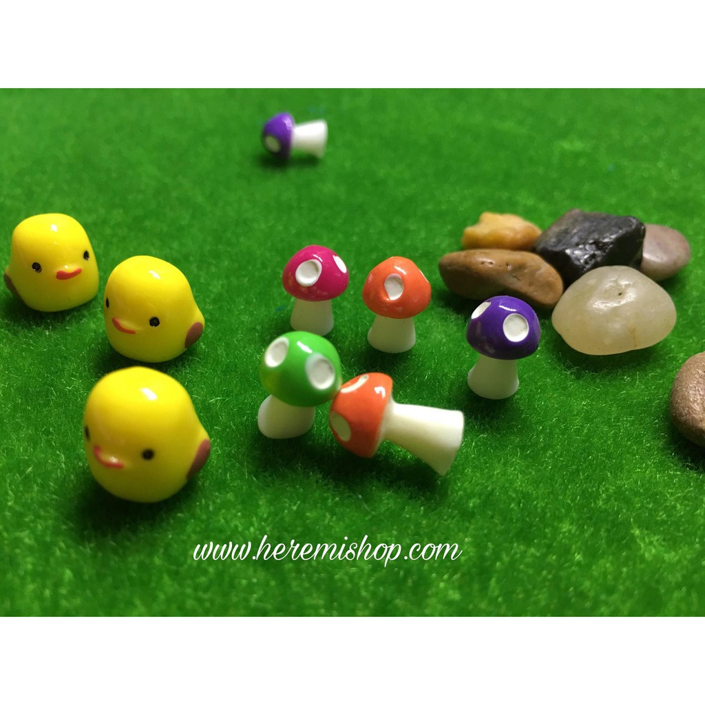 Nấm/ terrarium/ trang trí mô hình
