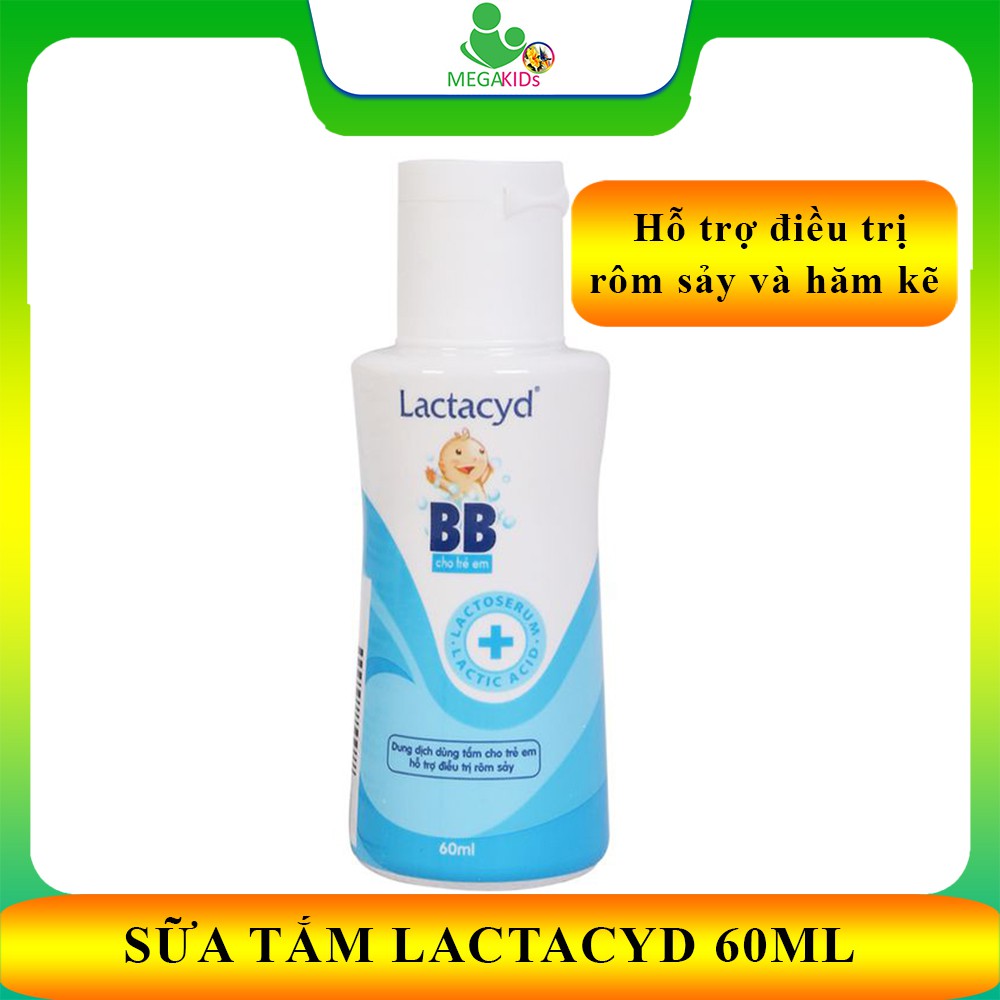 [Mã 256FMCGSALE giảm 8% đơn 500K] Sữa tắm cho bé Lactacyd Milky BB (60ml)