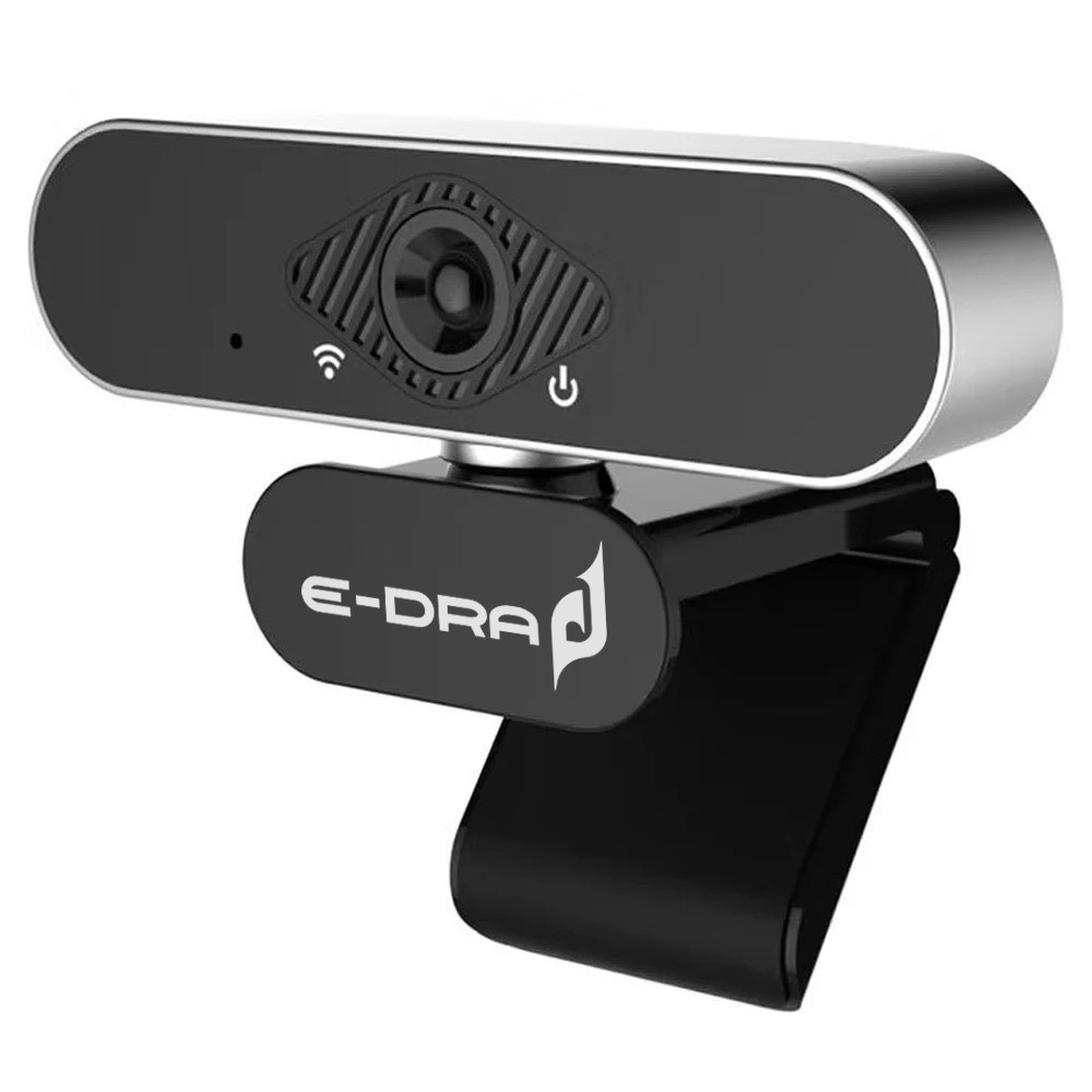 Webcam E-dra EWC7700 FullHD 1080p/ 30 FPS/ Góc nhìn 90 độ - Hàng chính hãng có bảo hành