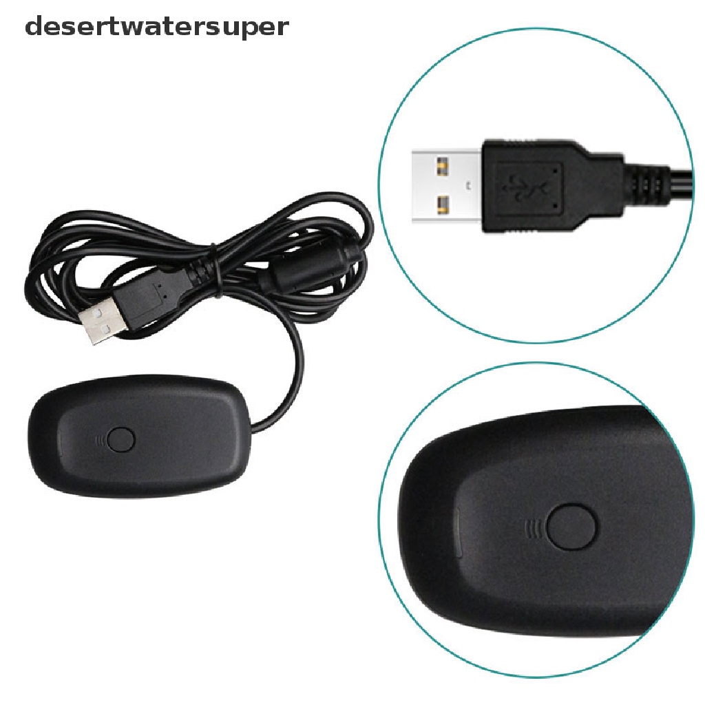 Dsvn Black Gamepad USB Wireless For Xbox 360 Receiver Controller Adapter Gaming
 HOT