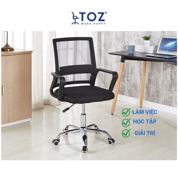 Ghế xoay lưới văn phòng TOZ, ghế xoay làm việc, giải trí chơi gamme gaming chính hãng - ZH103