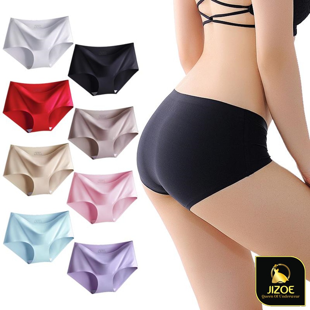 Quần lót nữ Cotton su đúc thun lạnh không viền dễ thương giá rẻ JIZOE QLT04 | BigBuy360 - bigbuy360.vn