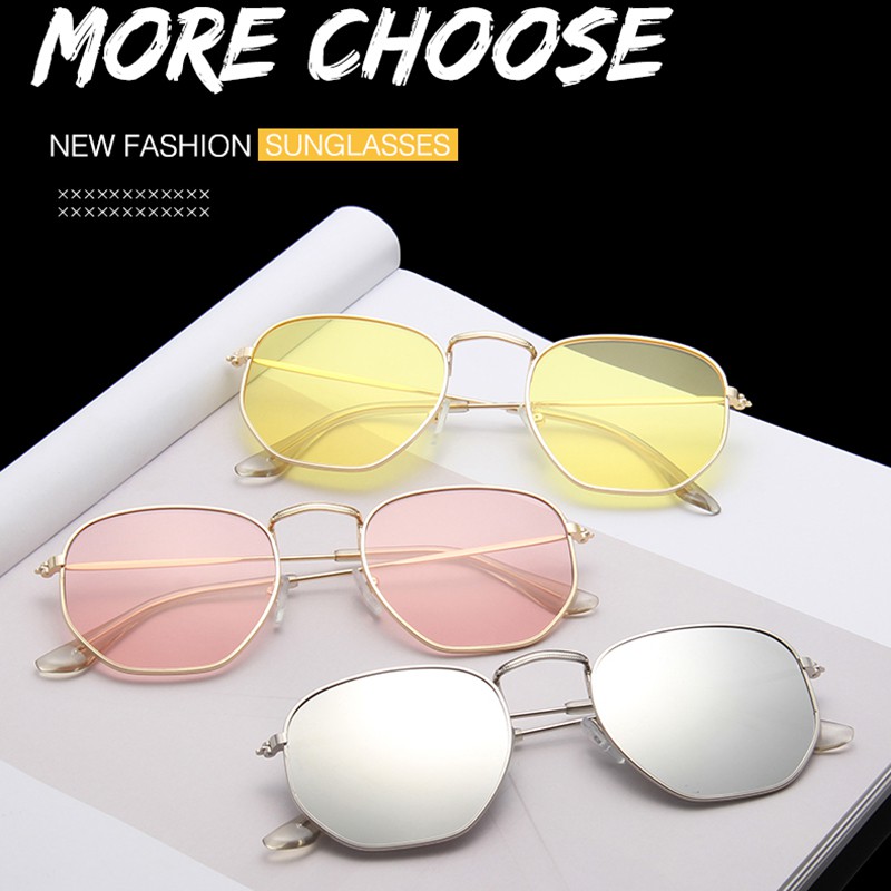 Kính mát MATA gọng vuông phong cách retro cho nam và nữ