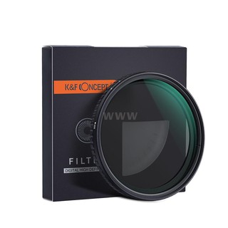 K&F CONCEPT 67mm Ultra-thin Adjustable Variable Neutral Density ND Filter Fader ND2-ND32 for Camera Lens for Canon Sony Nikon Cameras
