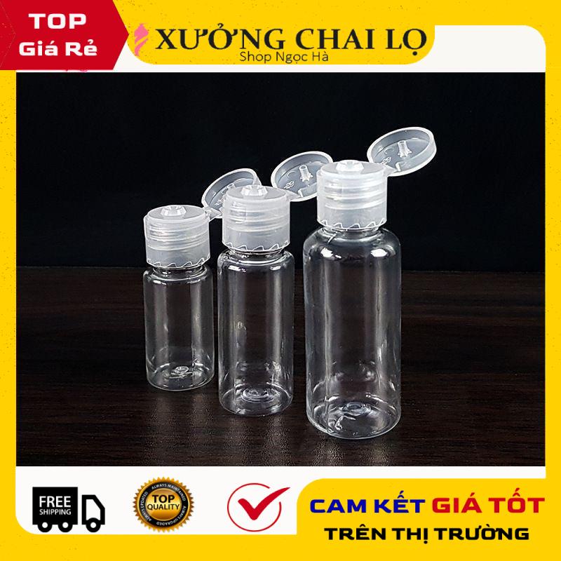 Chai Chiết Mĩ Phẩm ❤ GIÁ RẺ NHẤT ❤ [10ml-250ml] Chai nhựa pet nắp bật chiết gel rửa tay, dầu gội, sữa tắm, mỹ phẩm .